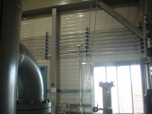 Piping within compressor building for ATCO Energy Solutions